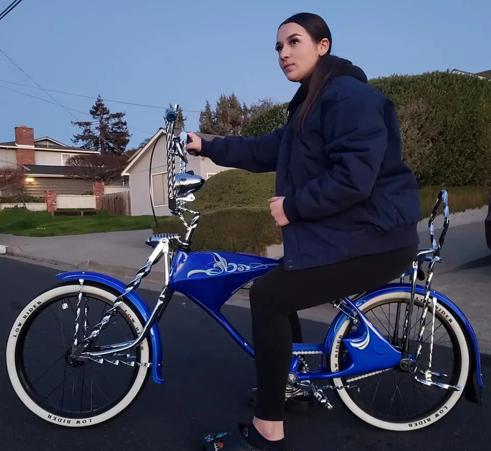 Tamco Paint Blue Nitrous on Low Rider Bicycle