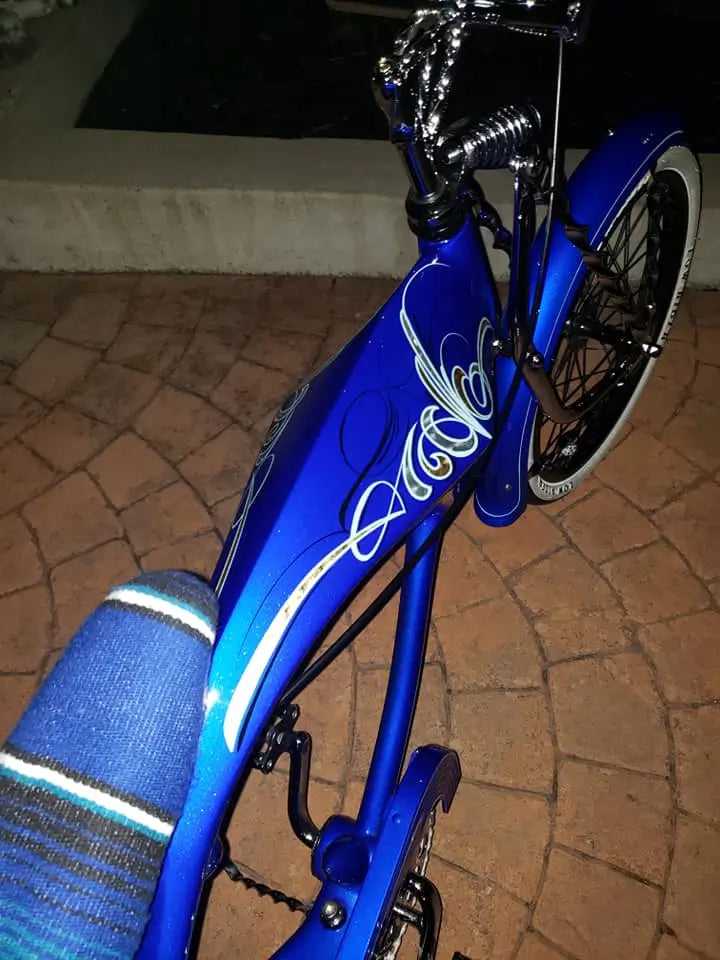 Tamco Paint Blue Nitrous on Low Rider Bicycle