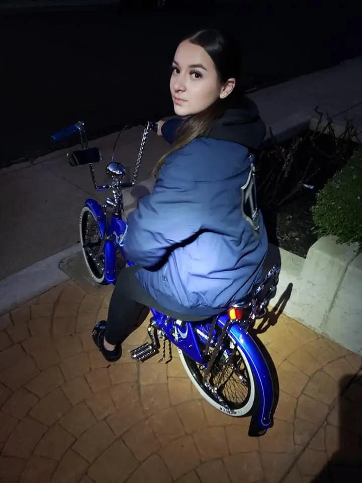 Tamco Paint Blue Nitrous on Low Rider Bicycle