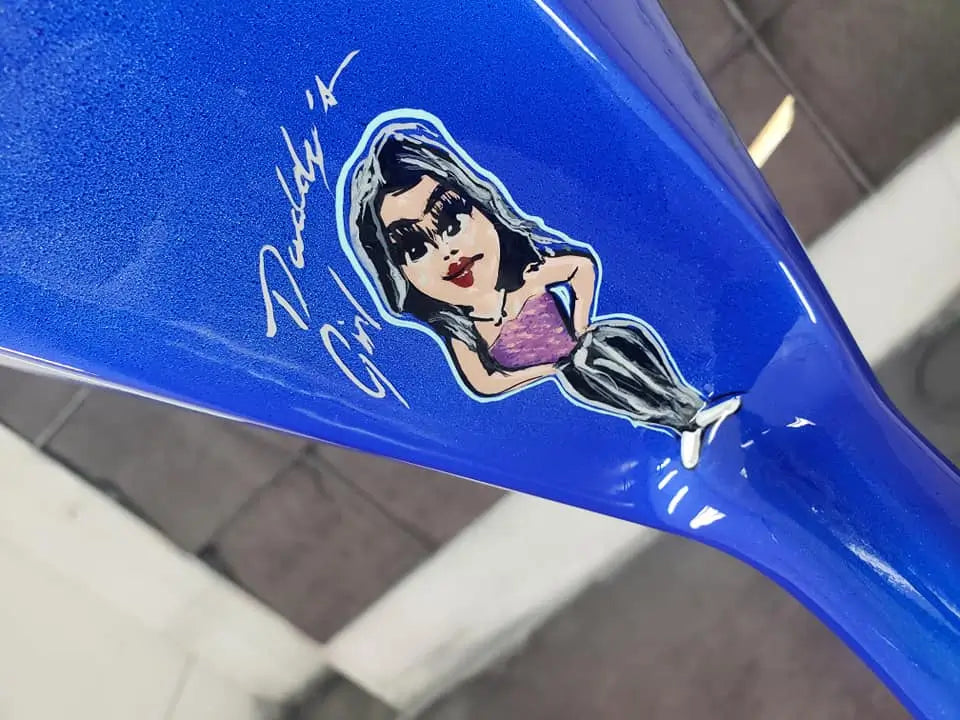 Tamco Paint Blue Nitrous on Low Rider Bicycle