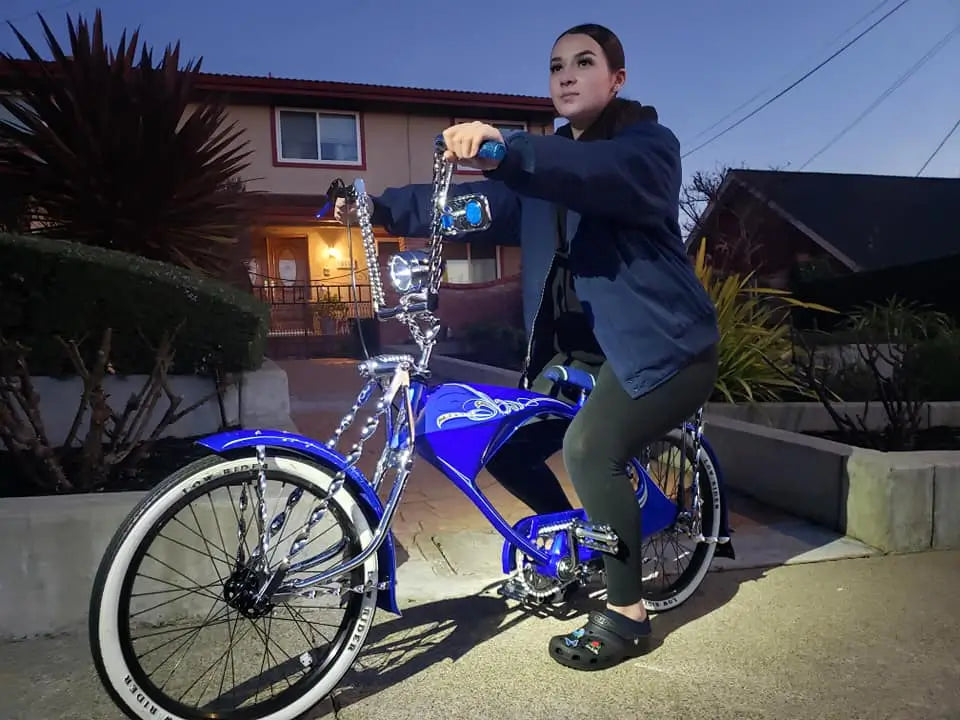 Tamco Paint Blue Nitrous on Low Rider Bicycle