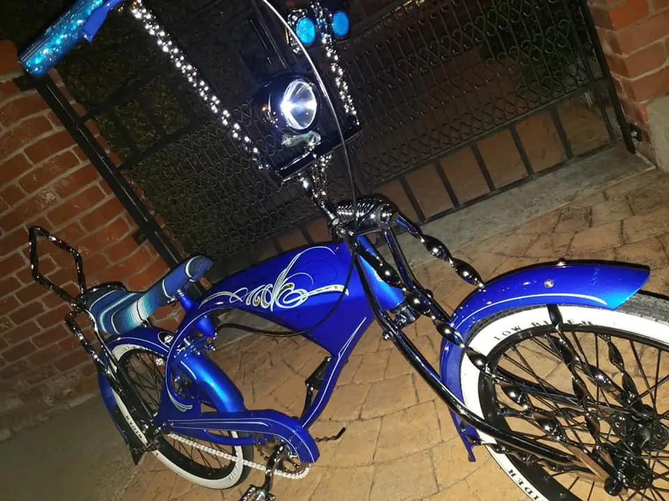 Tamco Paint Blue Nitrous on Low Rider Bicycle