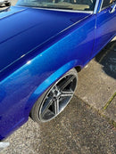 Bluetiful Metallic Custom Color 1972 Chevrolet nova