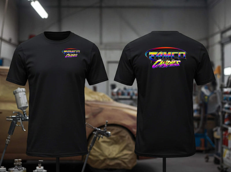 Tamco Paint Custom Candies Cotton black Tshirt