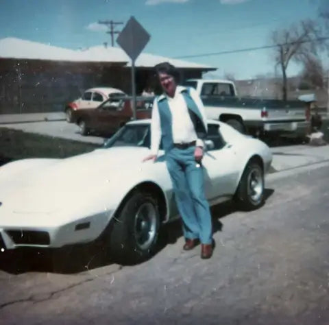 White Chevrolet Corvette