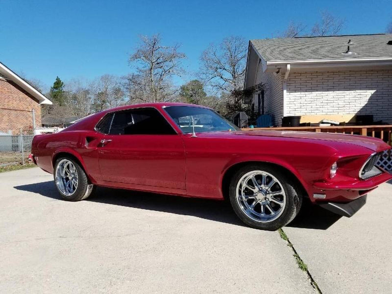 rock it red 1969 shelby