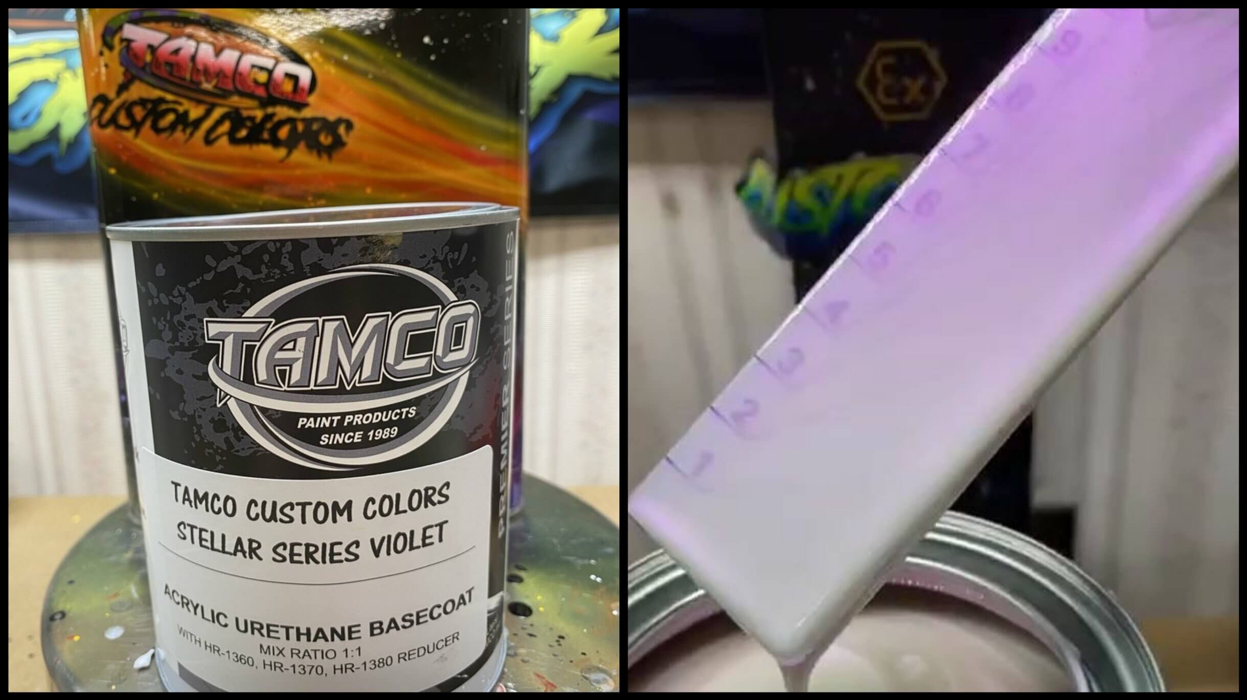 Tamco Paint  Stellar Violet Pearl  Custom Color Basecoat