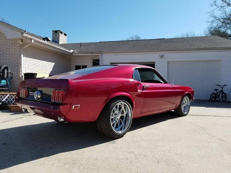 rock it red 1970 ford mustang