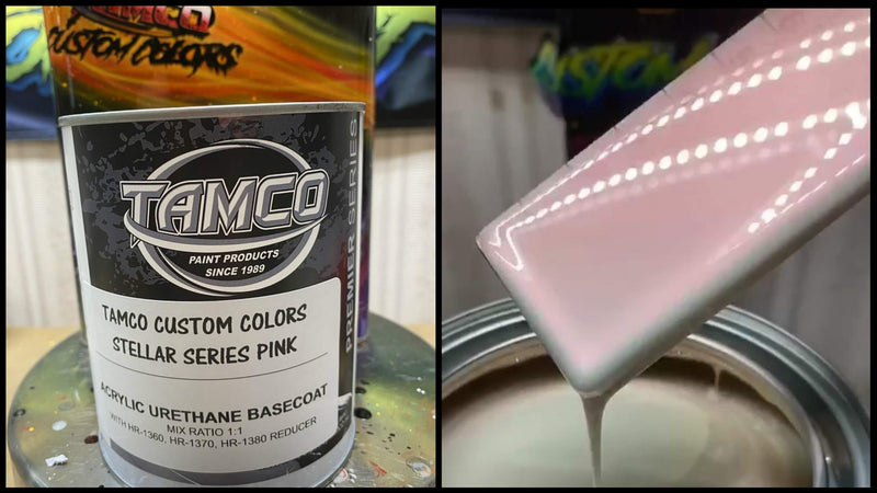 Tamco Paint Stellar Series Pink Custom Color Basecoat