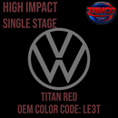Tamco Paint Volkswagen Titan Red Code LE3T OEM High Impact Series Single Stage