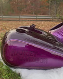 Tamco Paint Tamco Throwback Panther Pink and Bruised Rose Candy Pearl Basecoat on Harley-Davidson FXLR