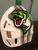 Tamco Paint customized helmet Drag N Green Metallic   