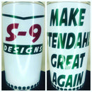 Drag N Green Metallic customized tumbler