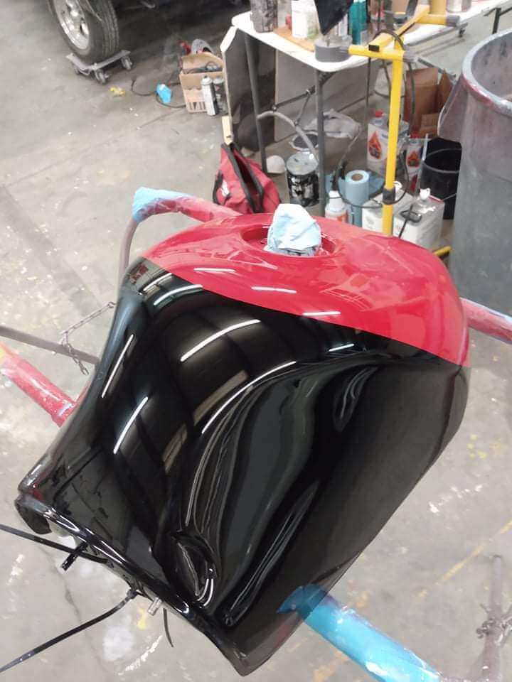 Bright Red OEM Basecoat Motor Tank