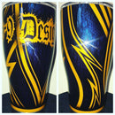 Blazin Blue tumbler