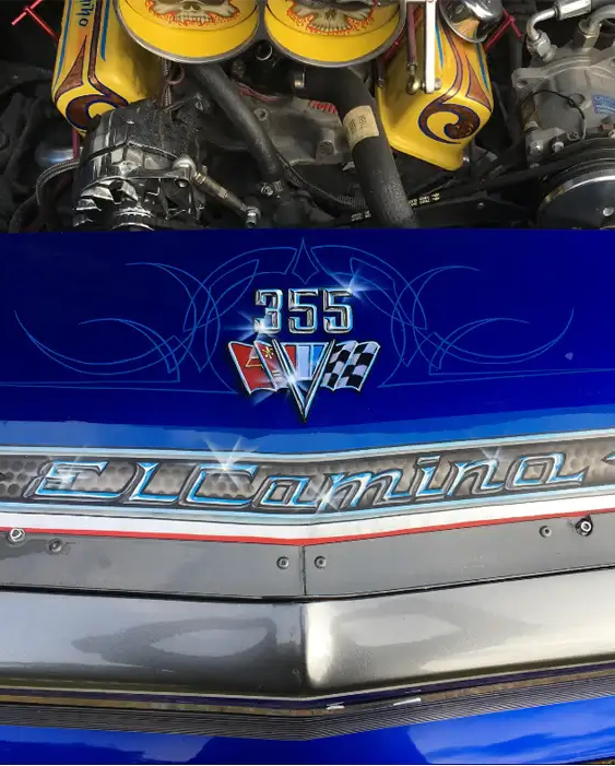 Tamco Paint Socal Blue Candy Pearl in 1987 Chevrolet El Camino