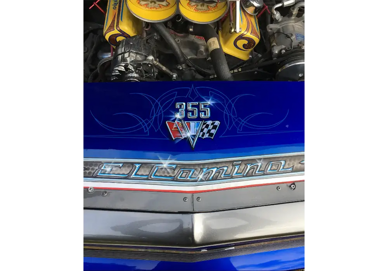 Tamco Paint Socal Blue Candy Pearl in 1987 Chevrolet El Camino