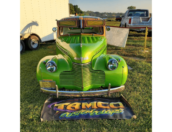 Tamco Paint Sublime Green in 1941 Willys Coupe