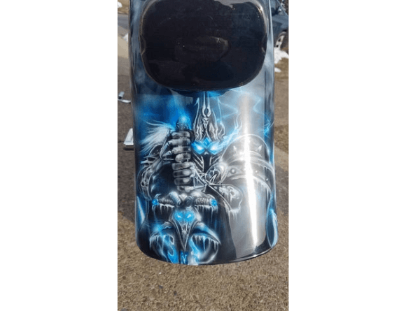 Tamco Paint Tamco Intensity Patriot Blue in Yamaha V Star 1100