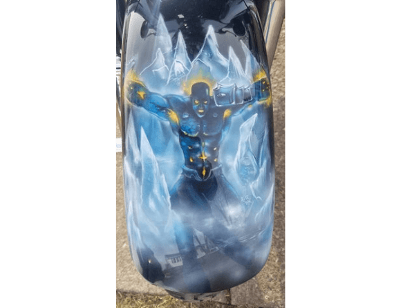 Tamco Paint Tamco Intensity Patriot Blue in Yamaha V Star 1100