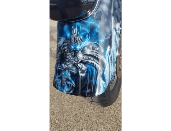 Tamco Paint Tamco Intensity Patriot Blue in Yamaha V Star 1100
