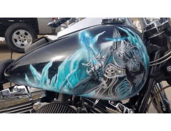 Tamco Paint Tamco Intensity Patriot Blue in Yamaha V Star 1100