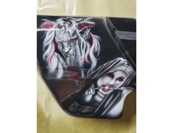Tamco Paint Intensity Chalk White in Motorcycle Gas Tank