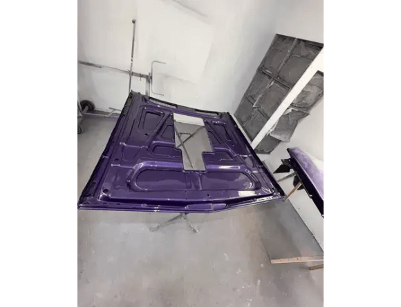 Tamco Paint Throwback Plum Crazy in 1974 Plymouth Barracuda