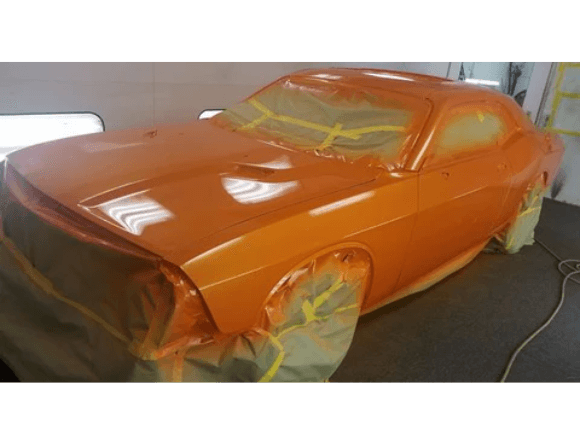 Tamco Paint Tamgerine Pearl in 2008 Dodge Challenger