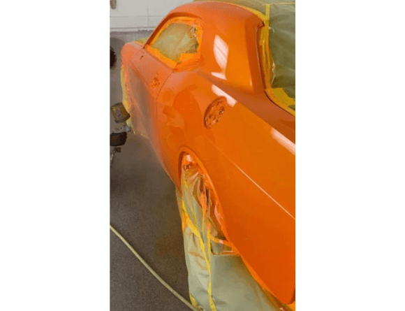 Tamco Paint Tamgerine Pearl in 2008 Dodge Challenger