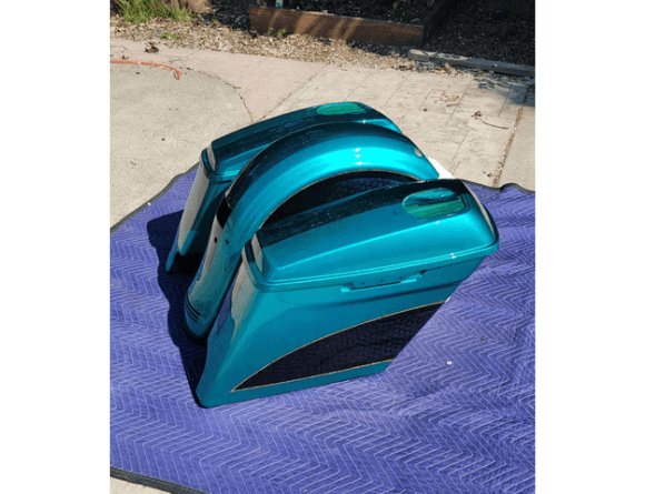 Tamco Paint Teal Time Candy Concentrate n Harley Davidson Motoryle Parts