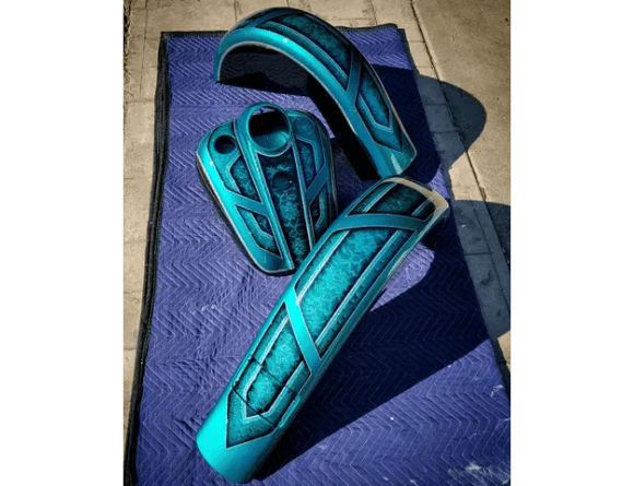 Tamco Paint Teal Time Candy Concentrate n Harley Davidson Motoryle Parts