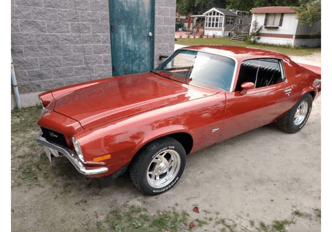 Tamco Paint Tiger Orange in 1973 Chevrolet Camaro Z28