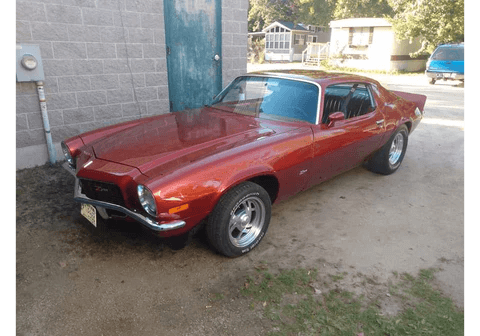 Tamco Paint Tiger Orange in 1973 Chevrolet Camaro Z28