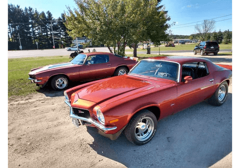 Tamco Paint Tiger Orange in 1973 Chevrolet Camaro Z28