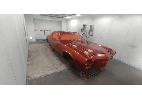 Tamco Paint Tiger Orange in 1973 Chevrolet Camaro Z28