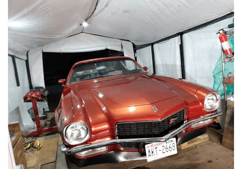 Tamco Paint Tiger Orange in 1973 Chevrolet Camaro Z28