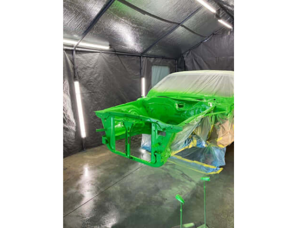 Tamco Paint Toxic Waste in 1972 Plymouth Road Runner