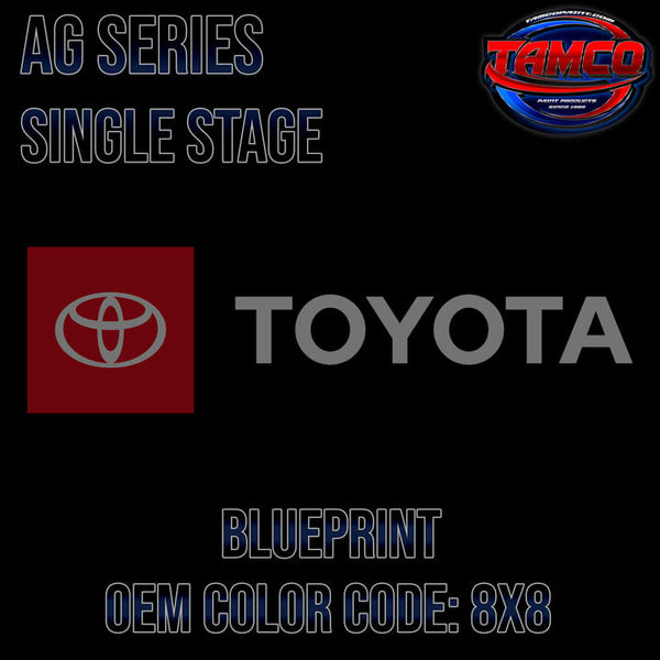 Toyota Blueprint | 8X8 | 2019-2024 | OEM AG Series Single Stage