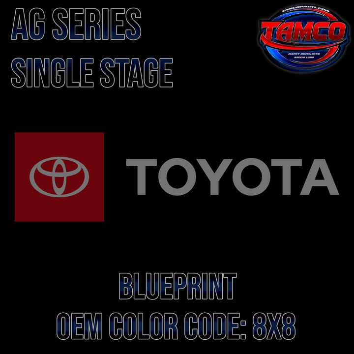 Toyota Blueprint | 8X8 | 2019-2024 | OEM AG Series Single Stage