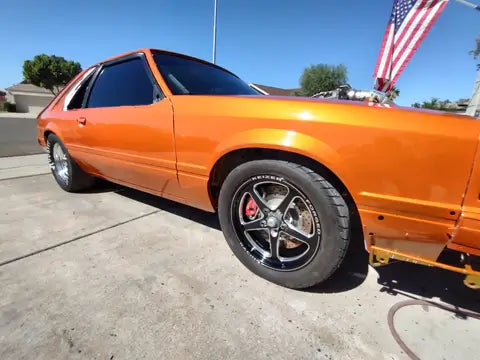 sunkist orange pearl 1987 mustang 