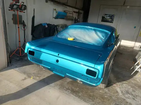 Tamco Paint Twilight Turquoise in 1965 Fastback Mustang