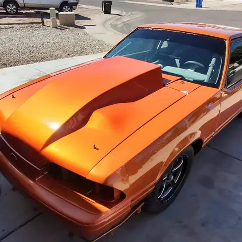 sunkist orange pearl 1987 mustang 