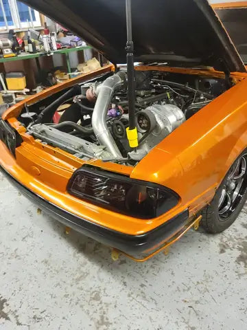 sunkist orange pearl 1987 mustang 