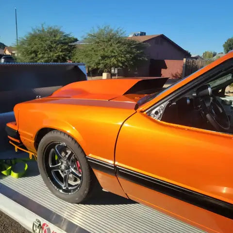 sunkist orange pearl 1987 mustang 