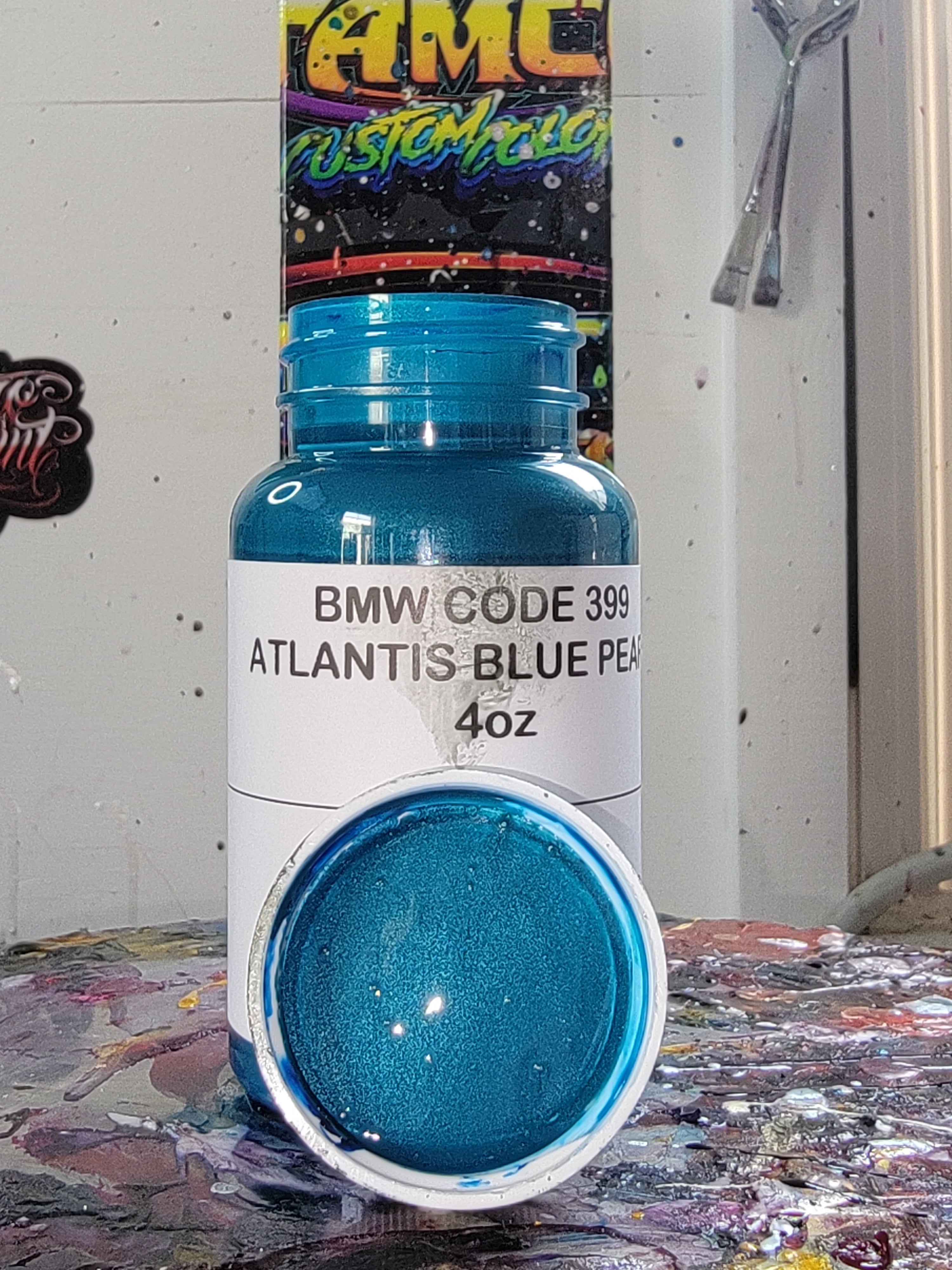 BMW Atlantis Blue | 399 | 1997-2000 | OEM Basecoat