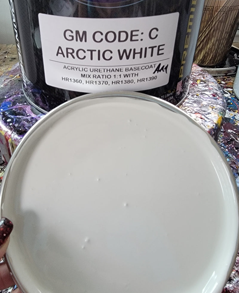 GM Arctic White | 10 / G8G / 9567 | 1989-2022 | OEM Basecoat