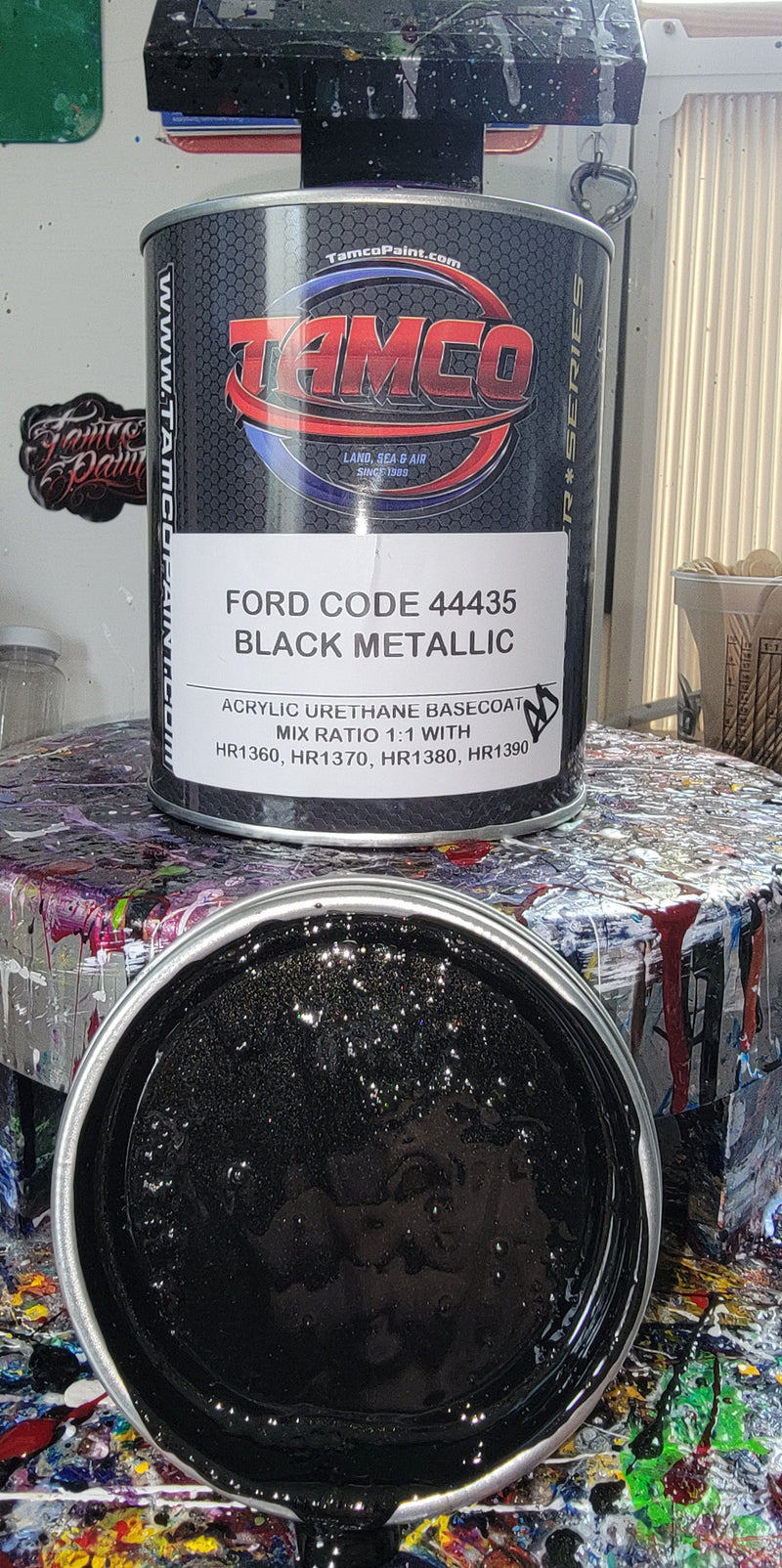 Ford Black Metallic | 44435 | 1967 | OEM Basecoat