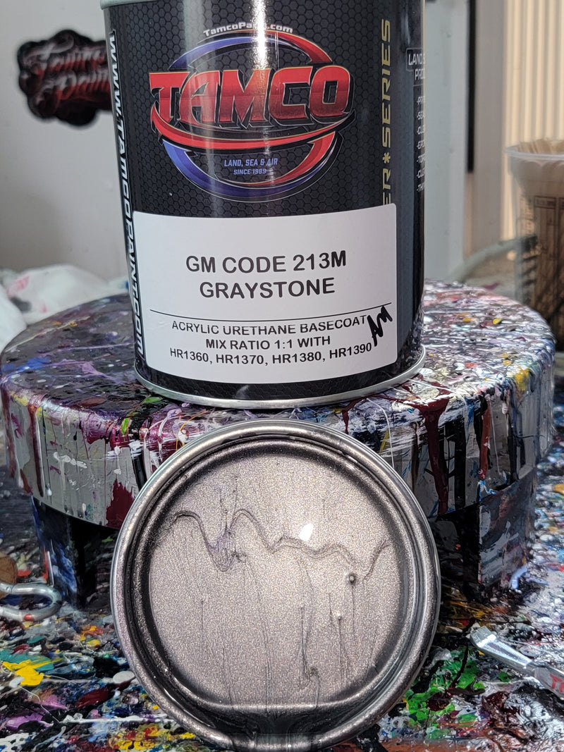 GM Graystone Metallic | 16 / GIW / 213M | 2004-2013 | OEM Basecoat