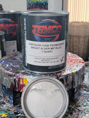 Bright Silver Metallic Color Paint